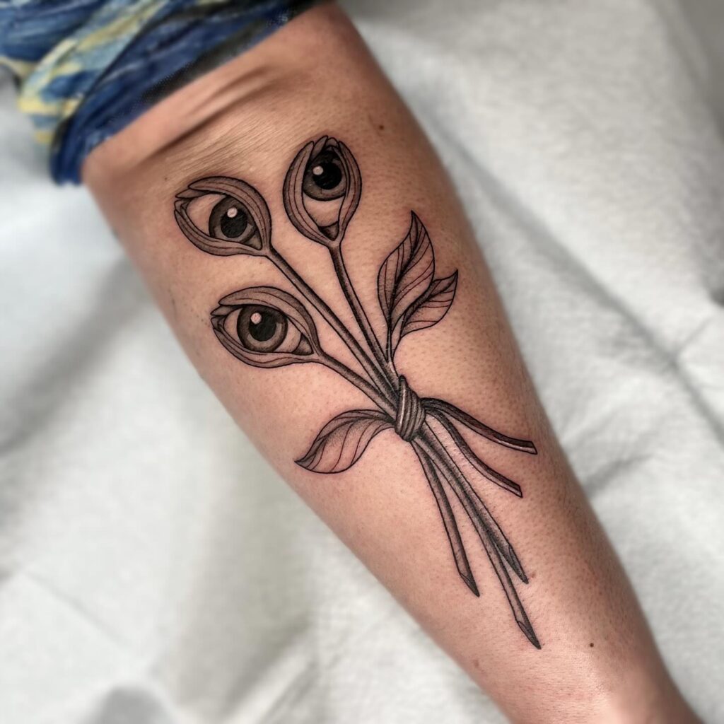 Mystical Woman and Enchanted Rose Tattoo mystical tattoos tattoo