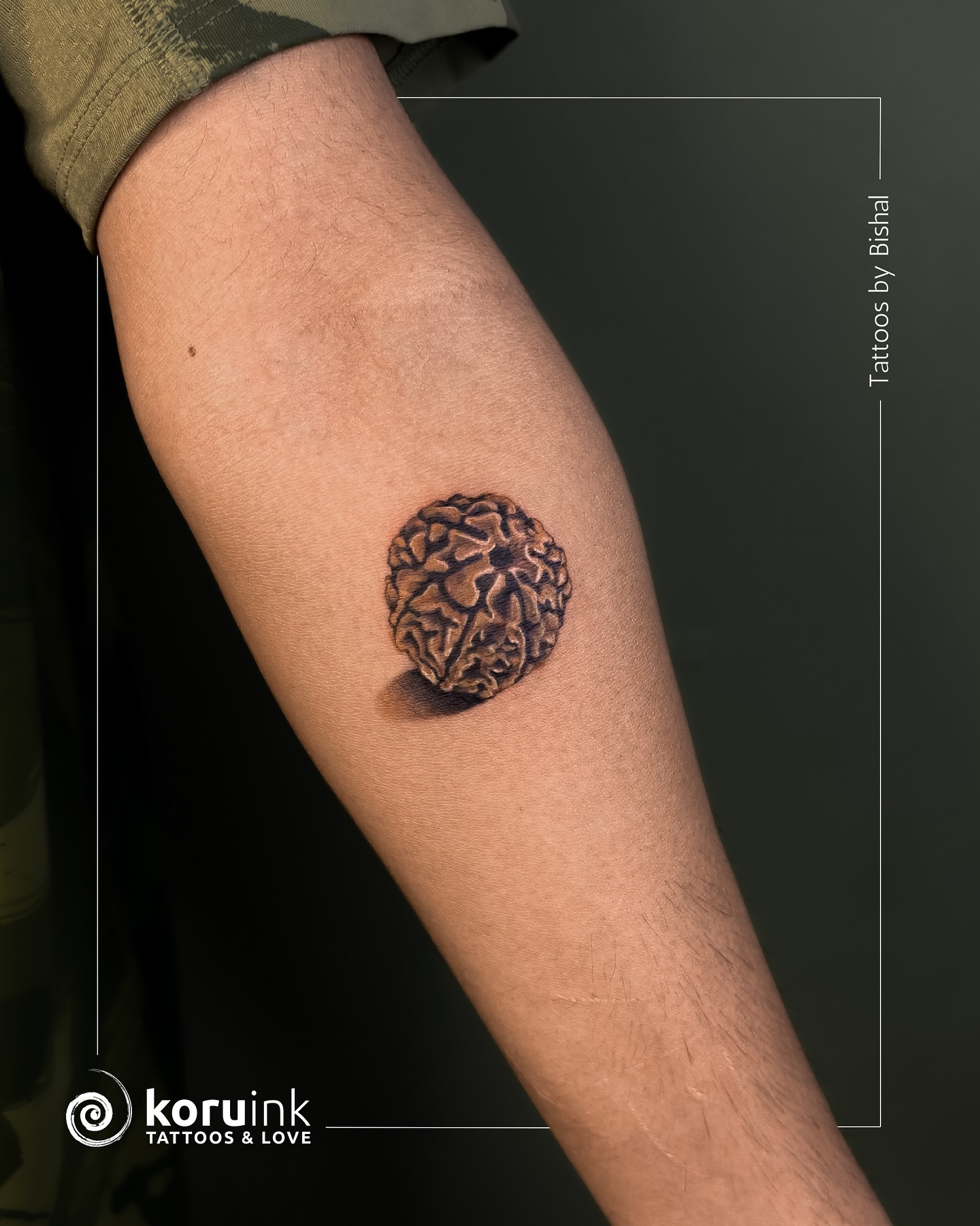 Brain Forearm Tattoo