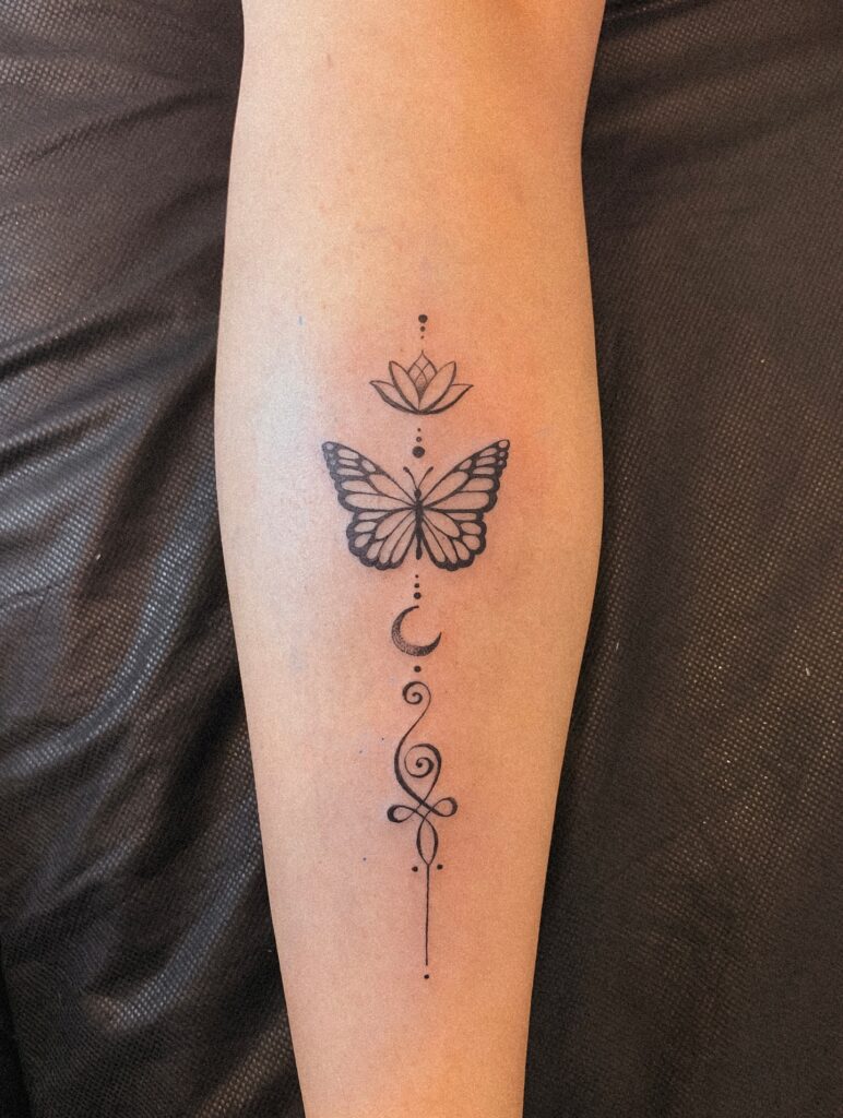 Ornate Yin Yang Harmony Tattoo