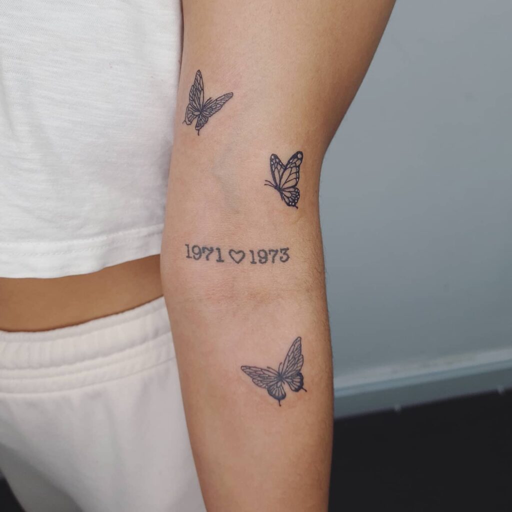 Family Timeline ‘Ohana’ Tattoo date tattoos tattoo