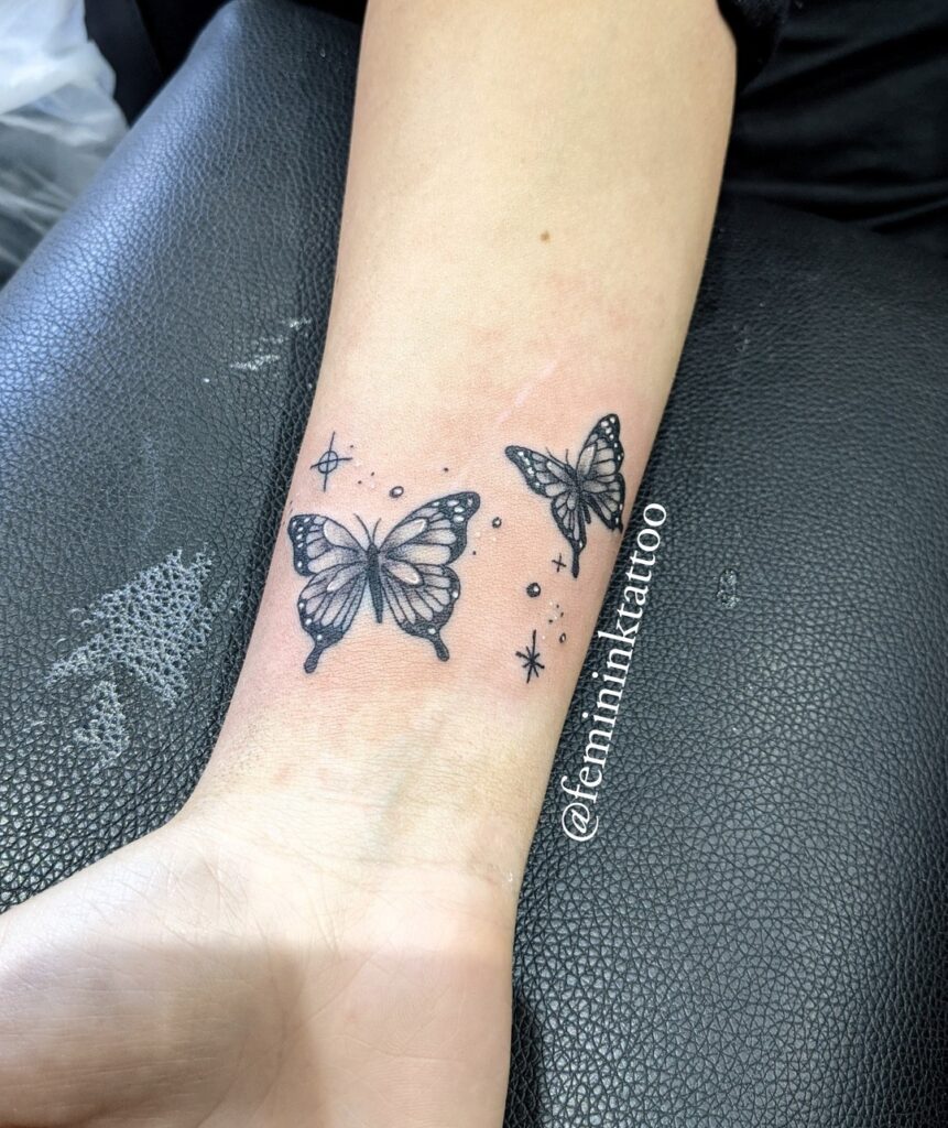 Celestial Ethereal Wrist Tattoo