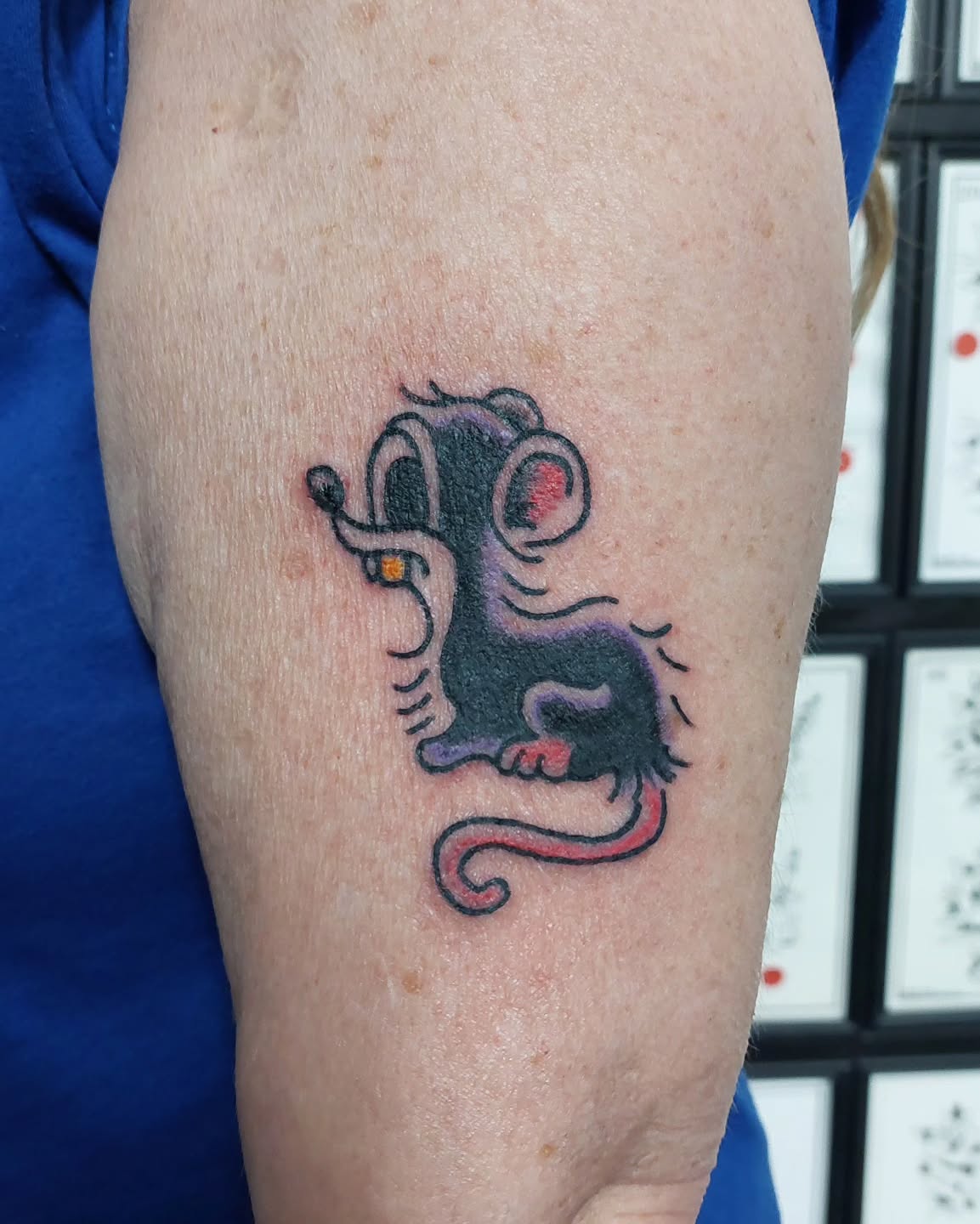 Abstract Uterus Eye Tattoo