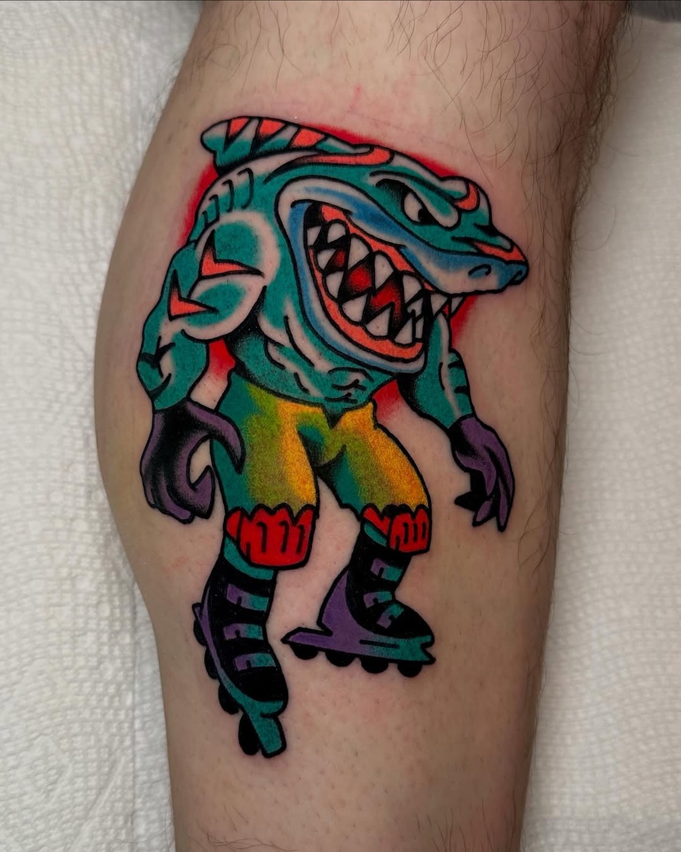 Scalloped Hammerhead Shark Tattoo