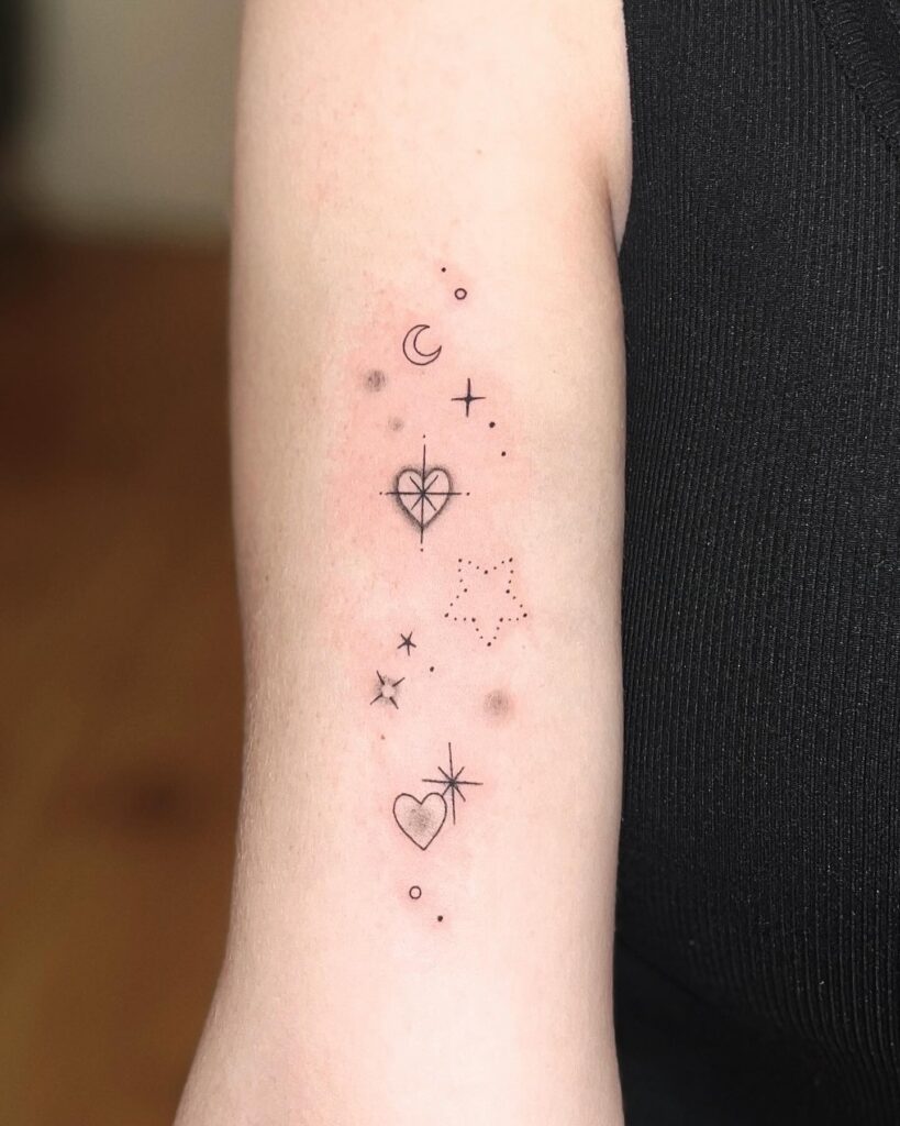 Celestial Charm Tattoo