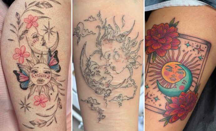 15+ Celestial Tattoo Ideas Mapping Cosmic Wonder and Radiant Light