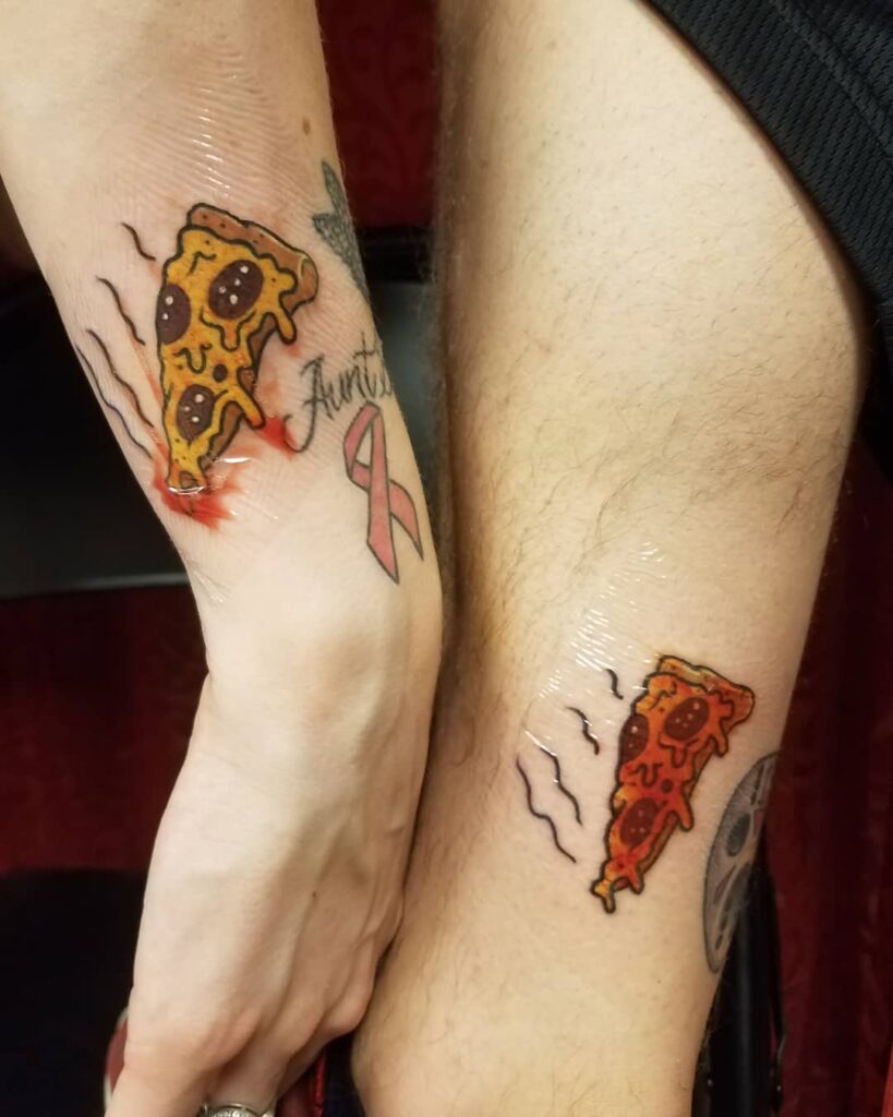 Jerry and Cheese Matching Tattoos silly matching tattoos tattoo