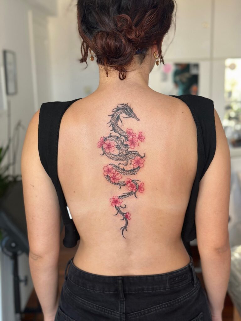 Fairy Wings Back Tattoo