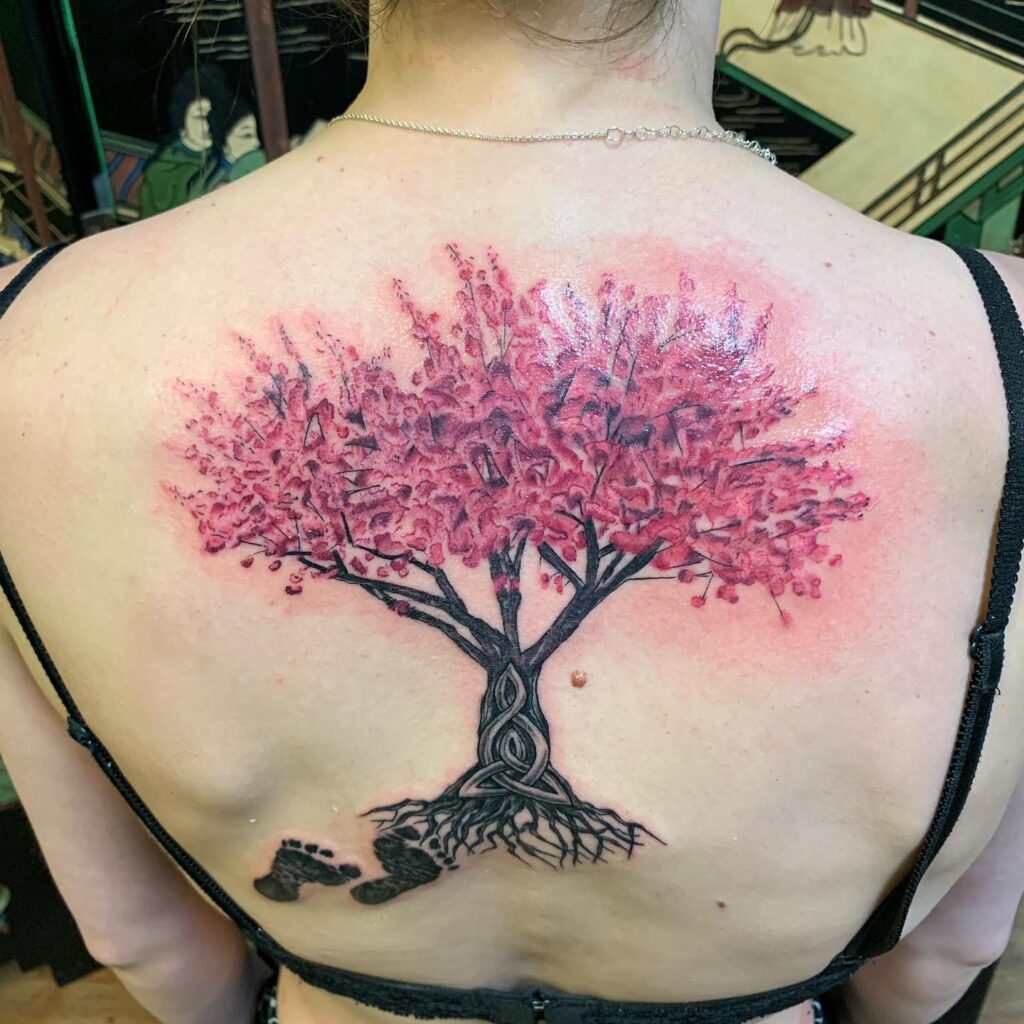 Cherry Blossom Family Tree Tattoo family tree tattoos tattoo