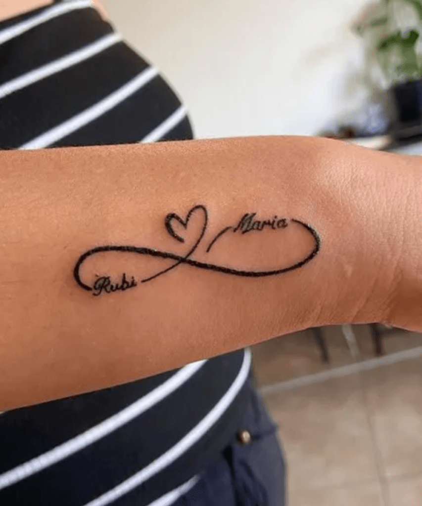 Child Authentic Handwriting Stencil kids name tattoo