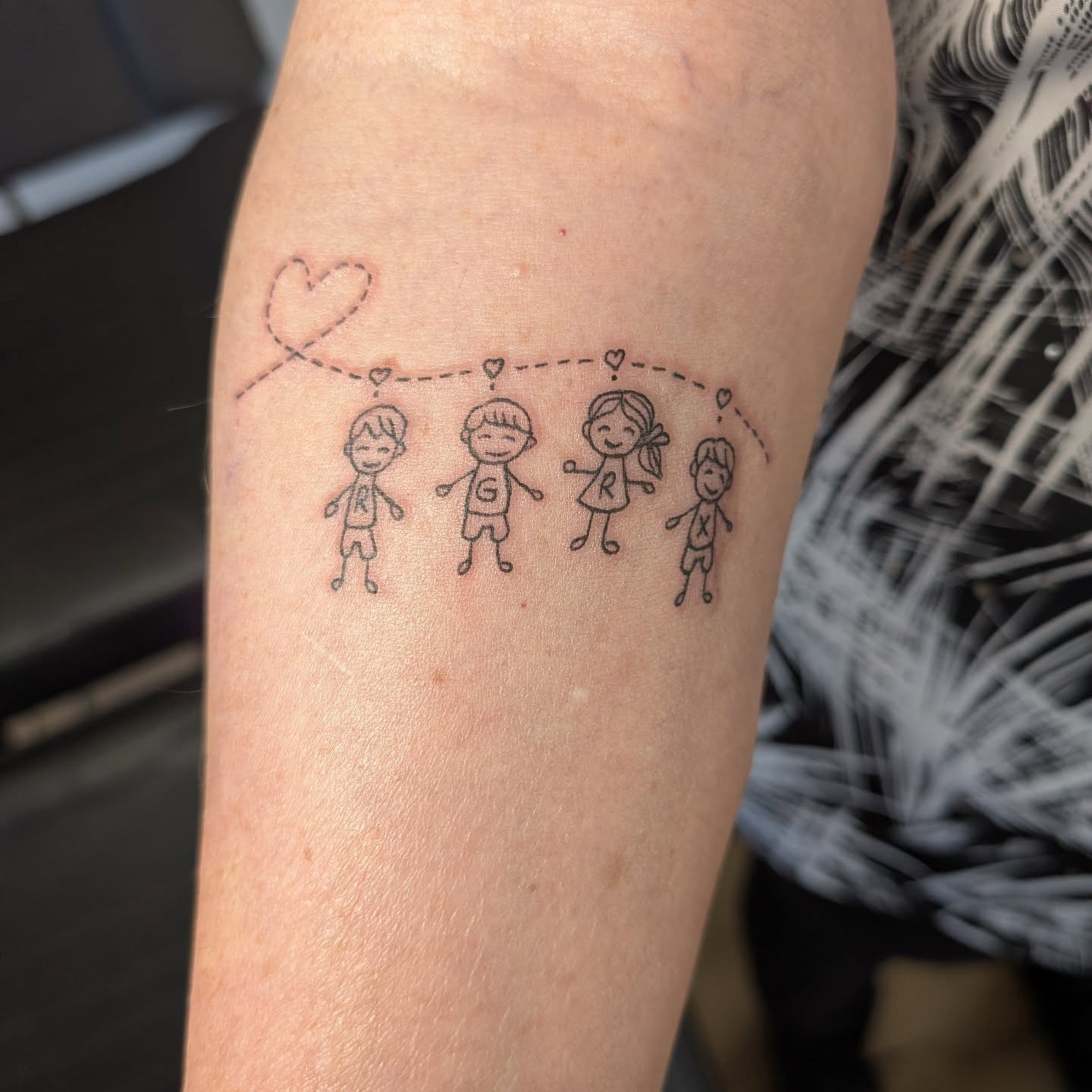 Butterflies With Grandchildren Names Tattoo grandchildren tattoos ideas tattoo