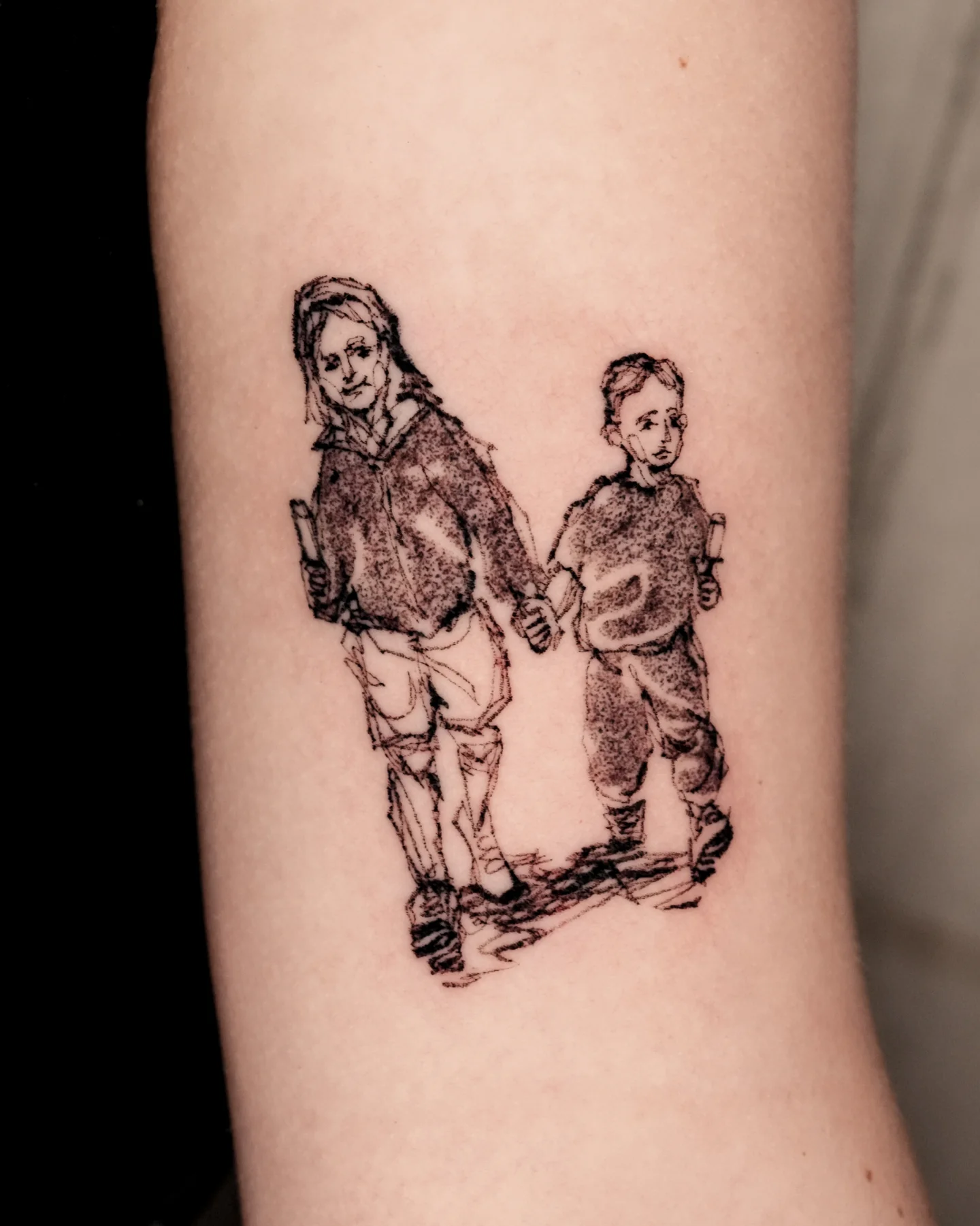 Children Holding Hands Family Tattoo family tattoos tattoo