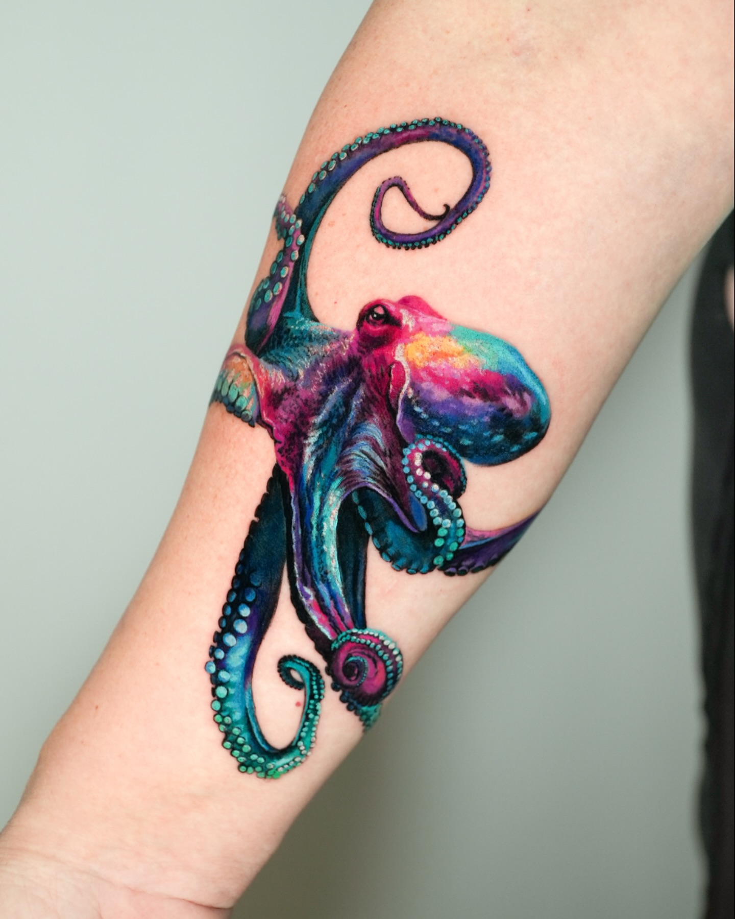 Back and Shoulder Octopus Tattoo octopus tattoos tattoo