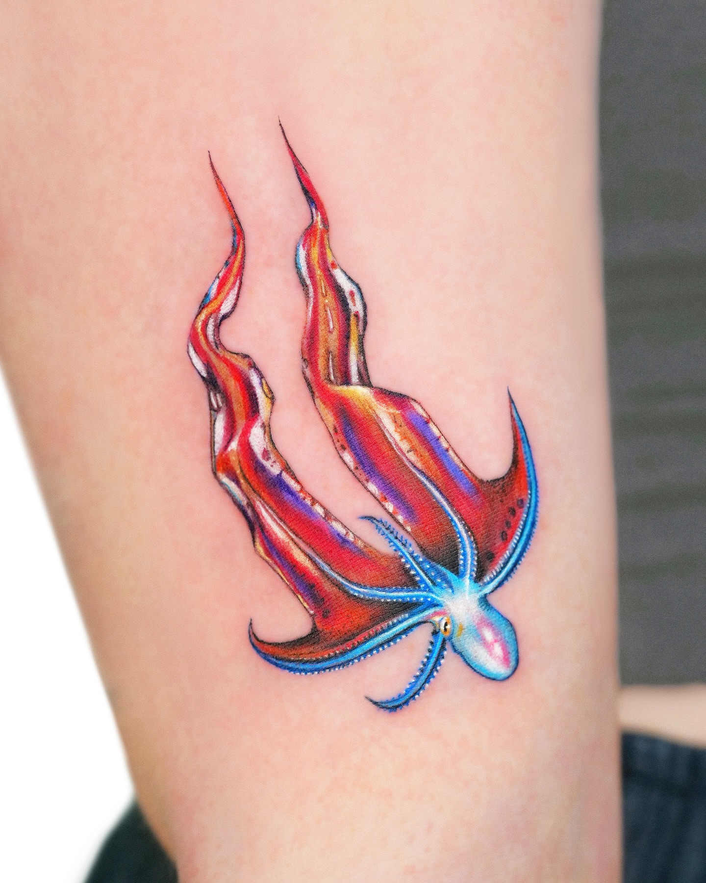 Abstract Blackwork Octopus Tattoo octopus tattoos tattoo