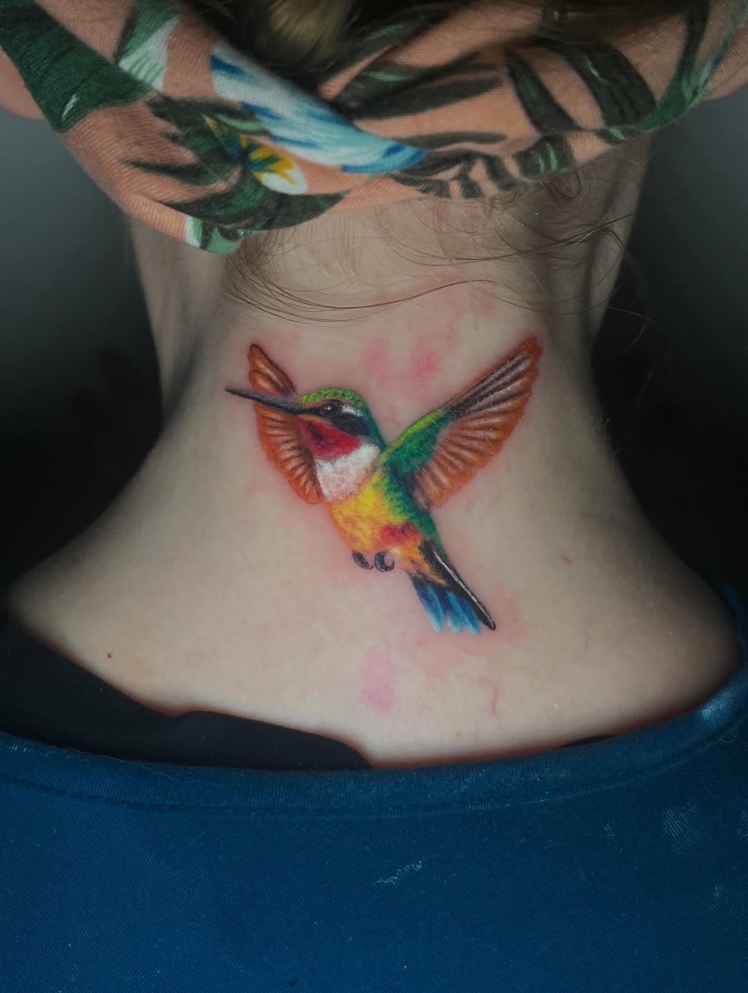 Colorful Hummingbird Tattoo bird tattoos ideas for women tattoo