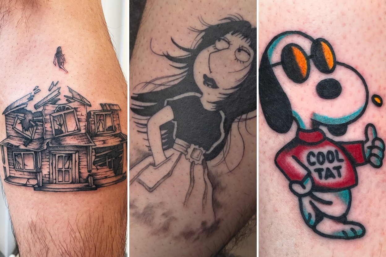 Aesthetic cool tattoos for men and delicate ink ideas collage