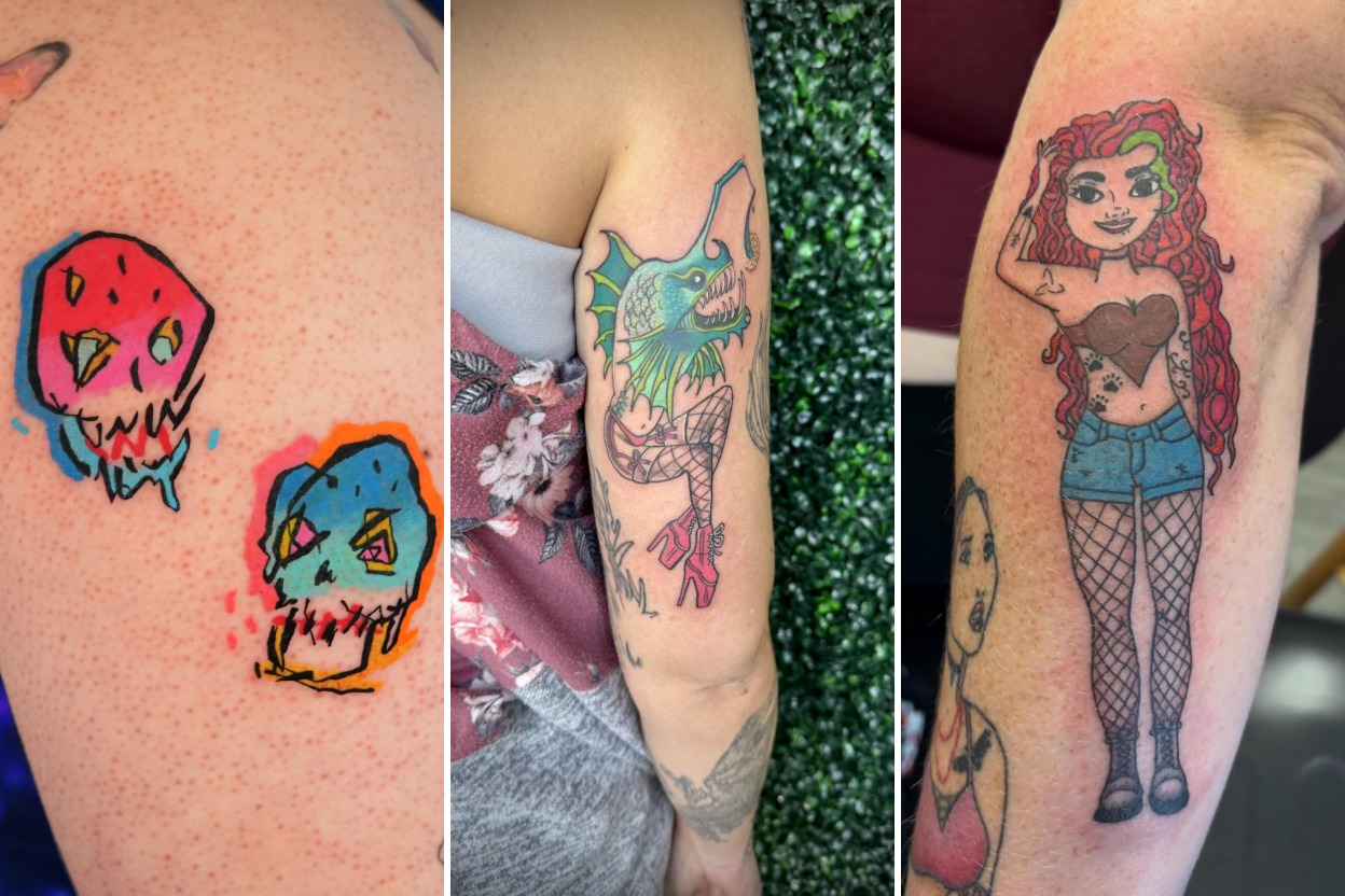 Aesthetic cool tattoos for women and delicate ink ideas collage
