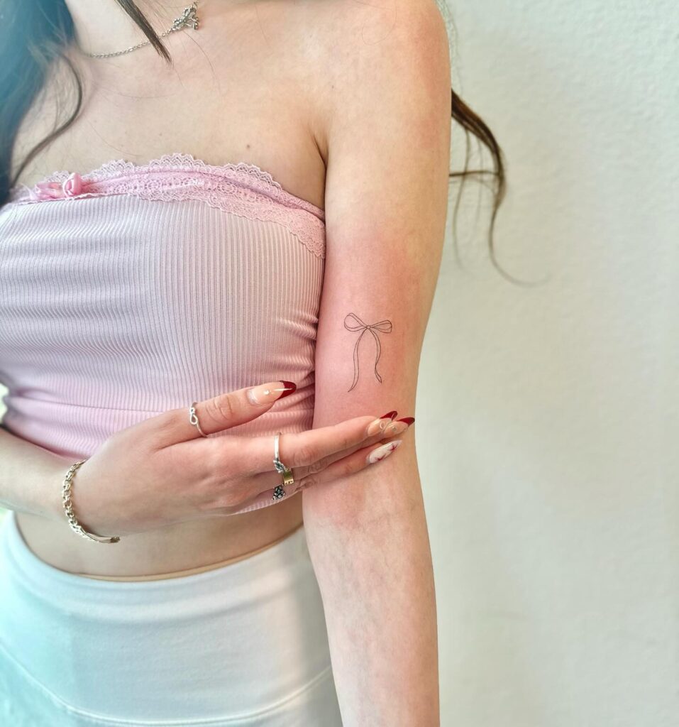 Coquette Bow Tattoo