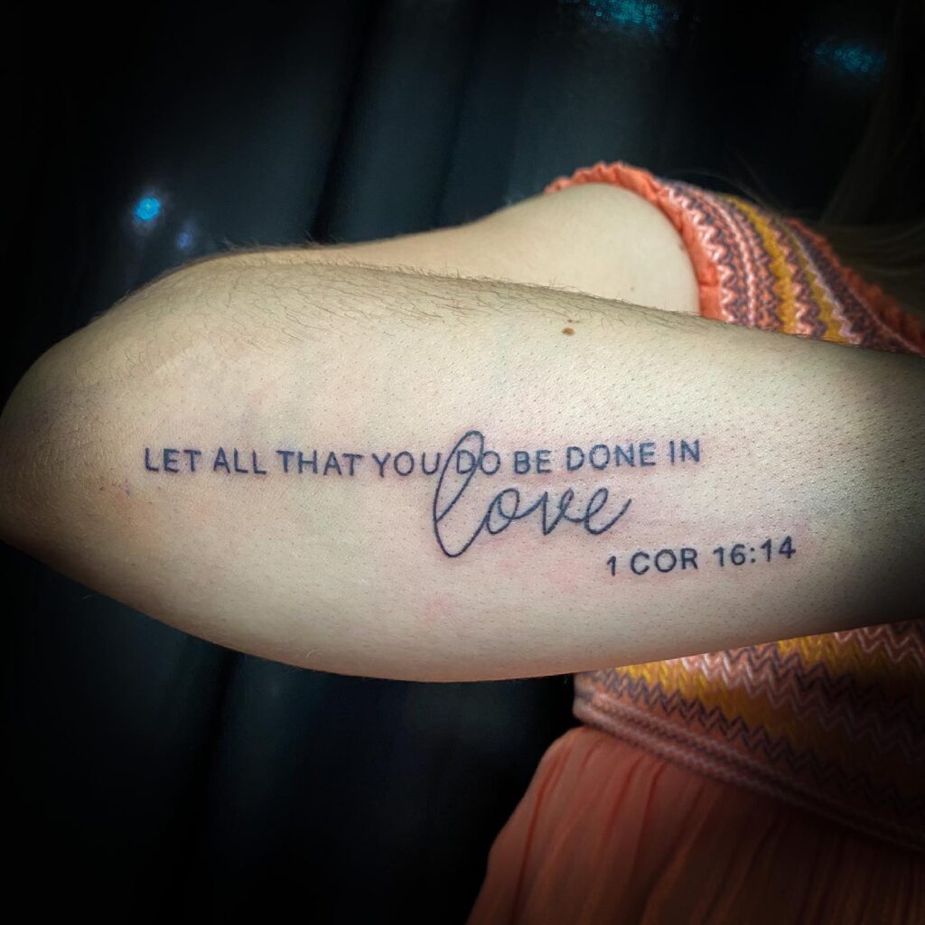 Psalm 7326 Rib Tattoo