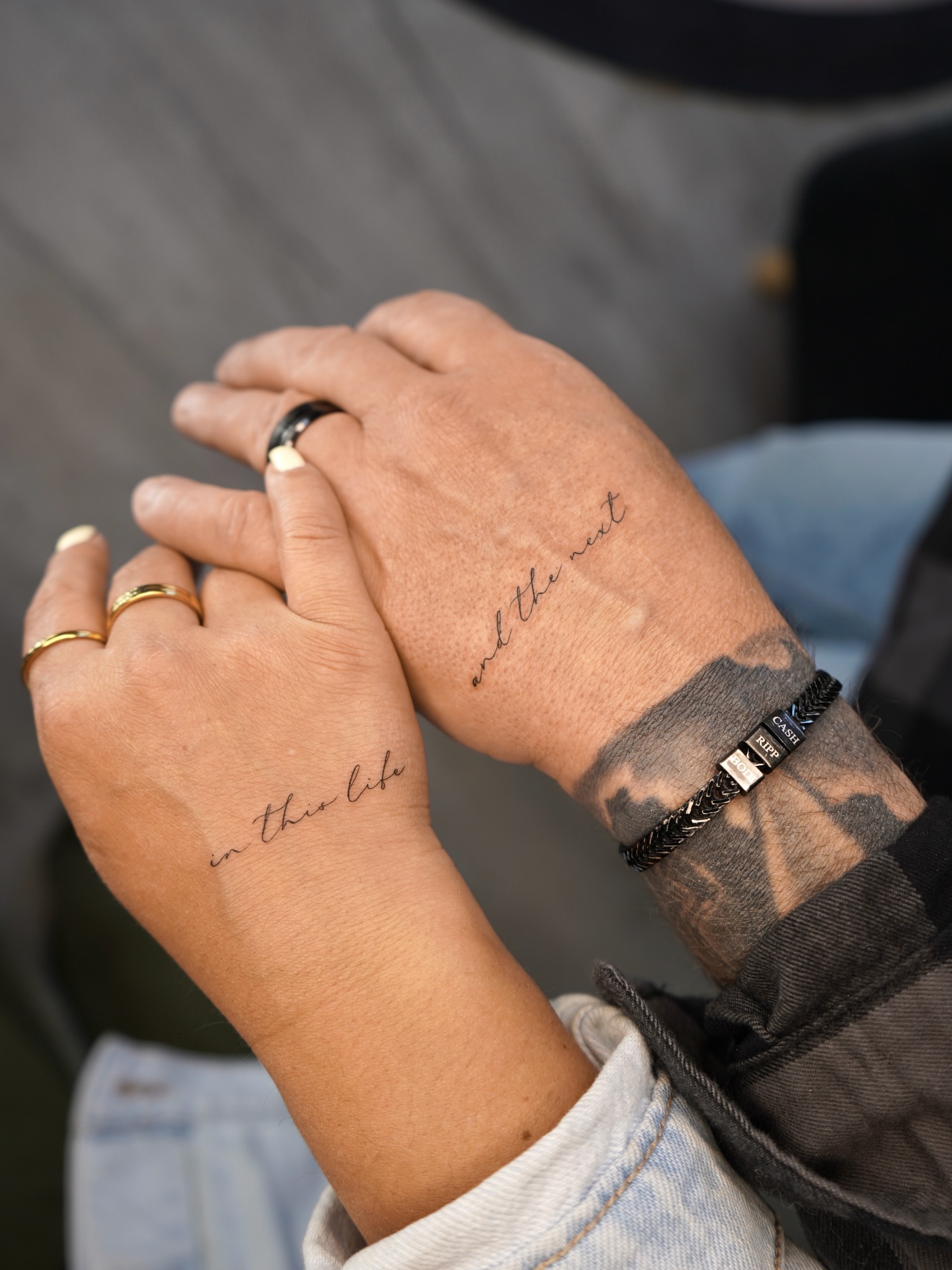In This Life And The Next Couples Tattoo
