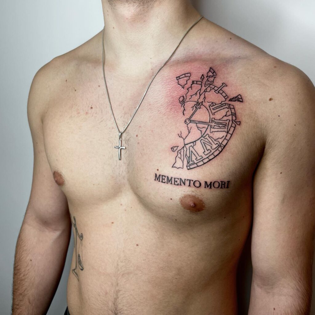 Sacred Geometry Memento Mori Tattoo
