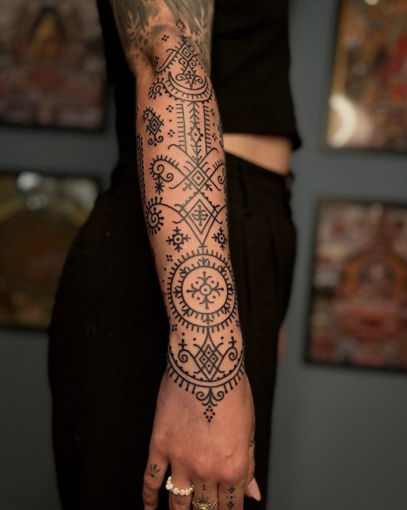 Filipino Vambrace Tattoo