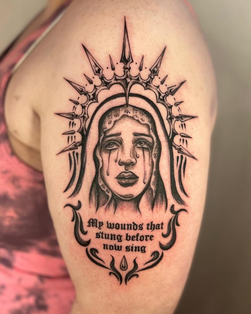 Immaculate Heart of Mary Tattoo virgin mary tattoos tattoo
