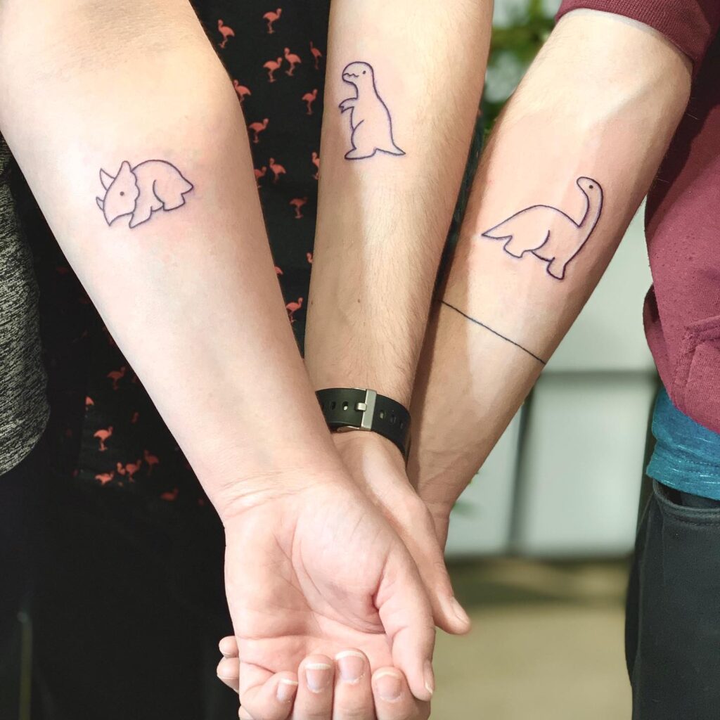 No Matter What, Where, Or When Trio Tattoo