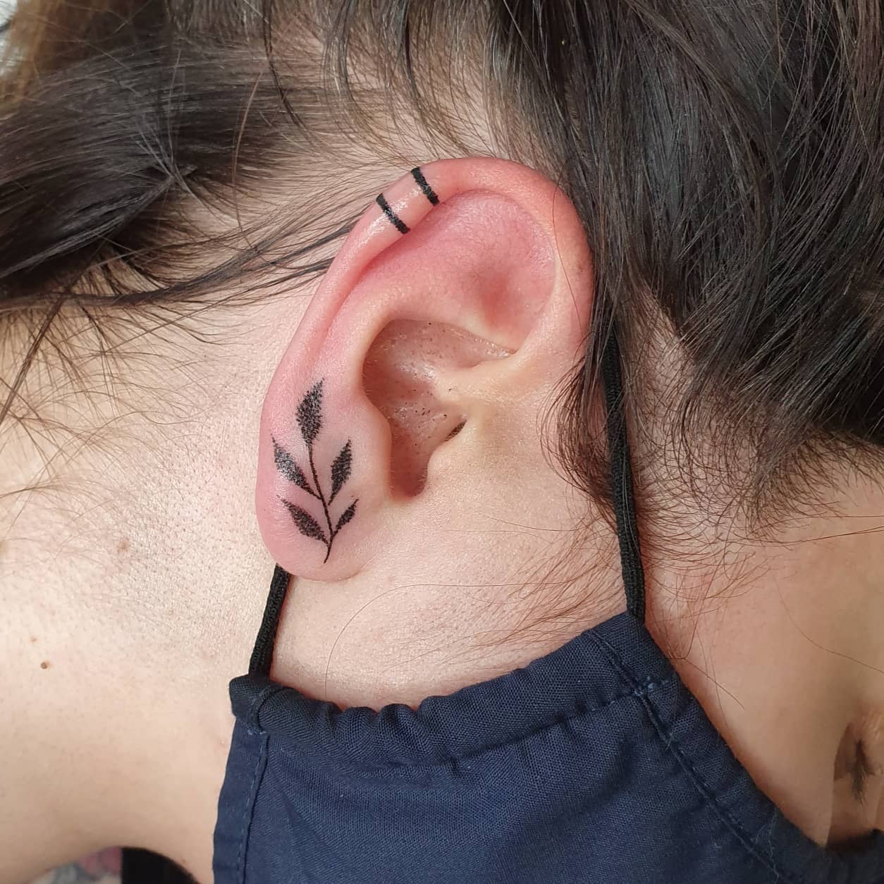 Delicate Wheat Ear Tattoo