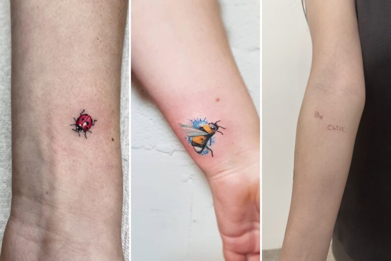 Aesthetic cute little tattoos ideas and delicate ink ideas collage