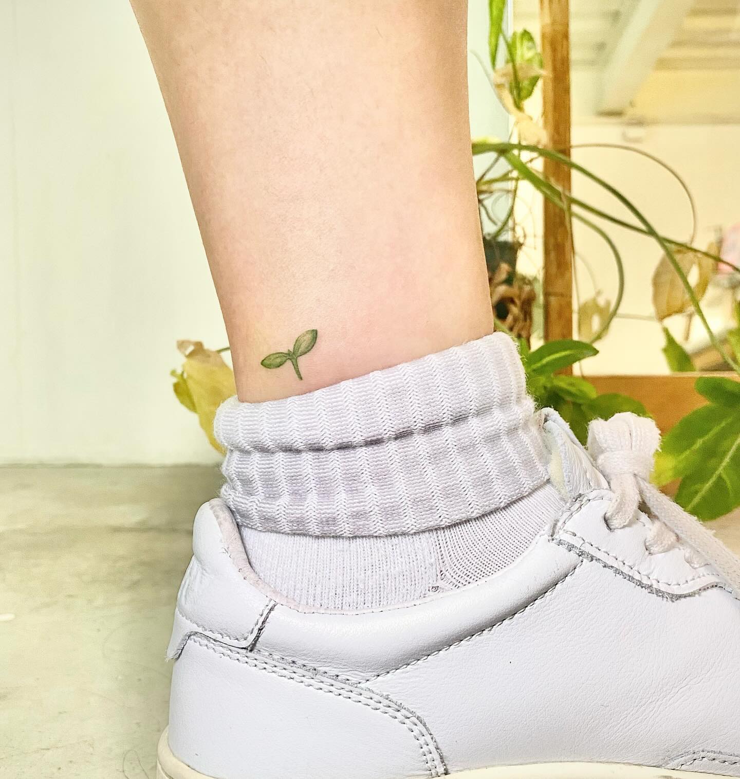 Tiny Sprout Tattoo