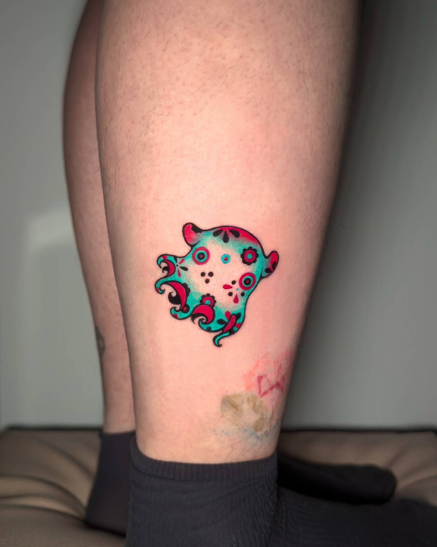Octopus Holding a Pineapple Tattoo octopus tattoos tattoo