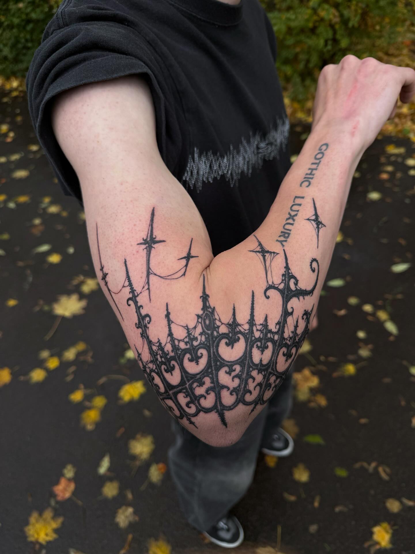 Gothic Crown Cybersigilism Tattoo