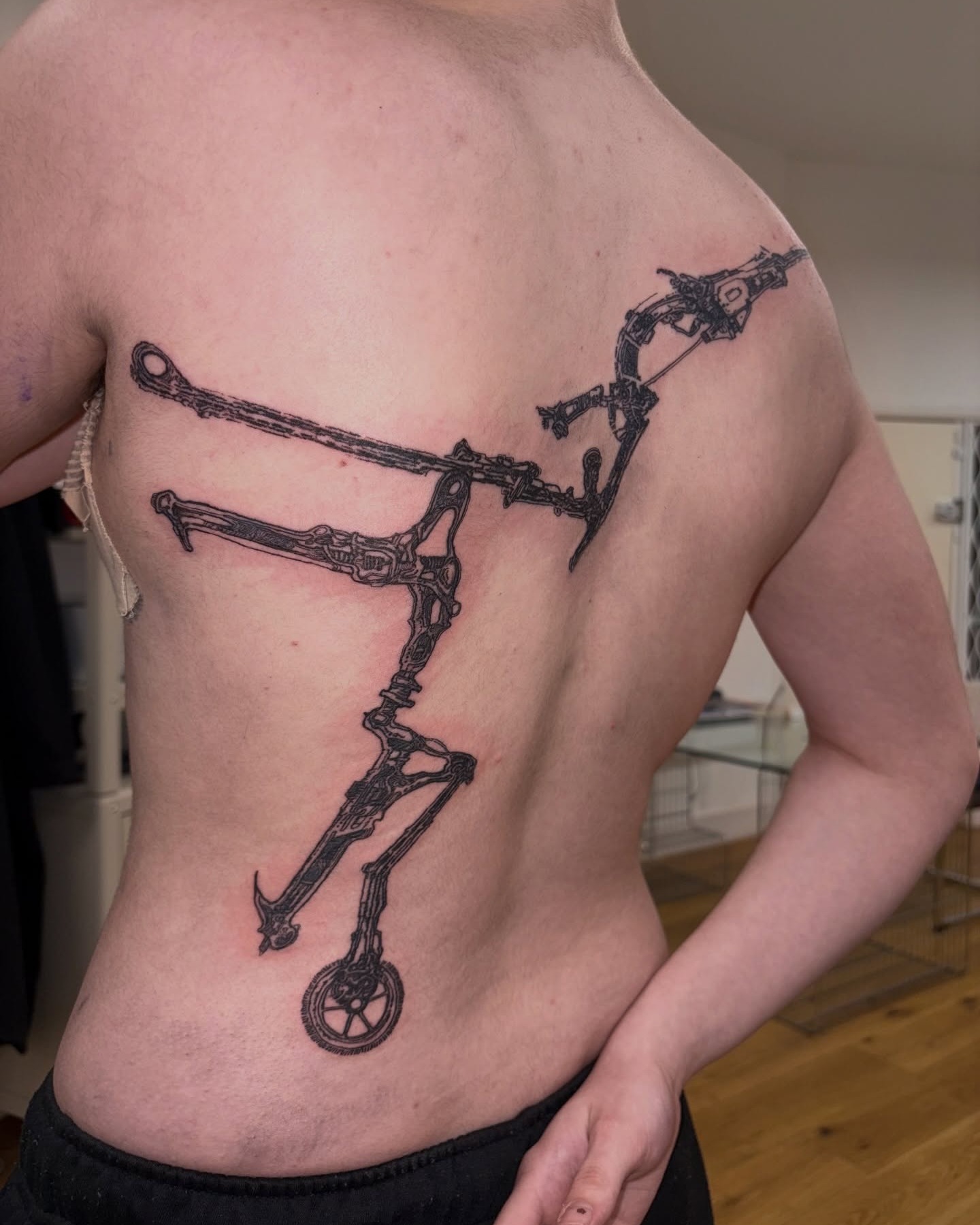 Mechanical Archer Cybersigilism Tattoo