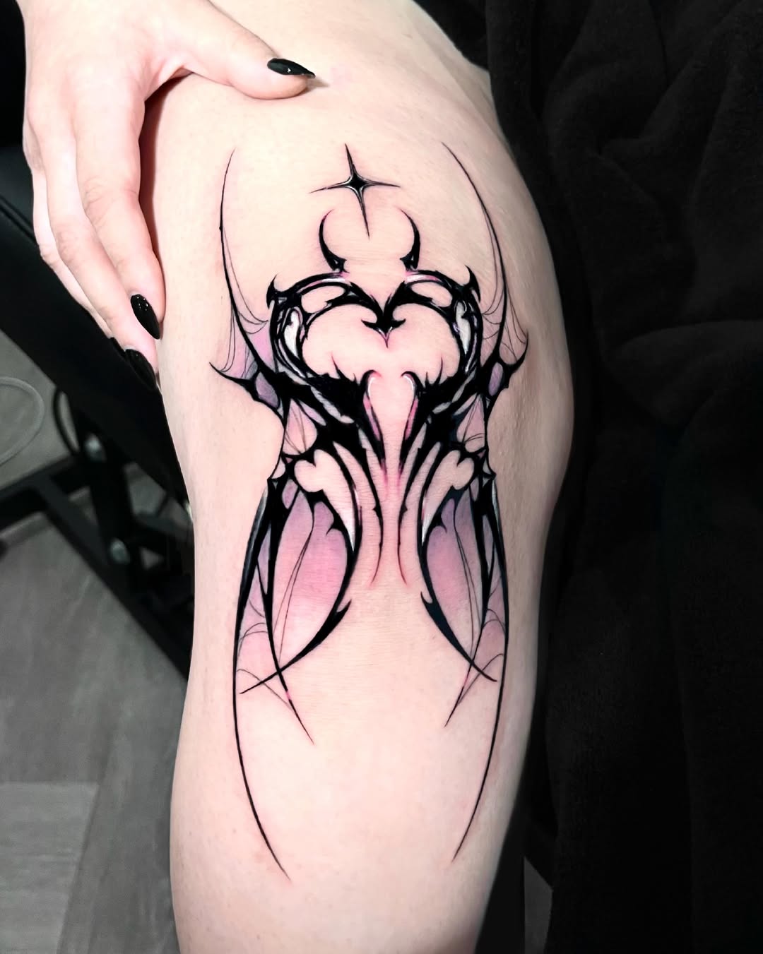 Symmetrical Thorn Cybersigilism Tattoo