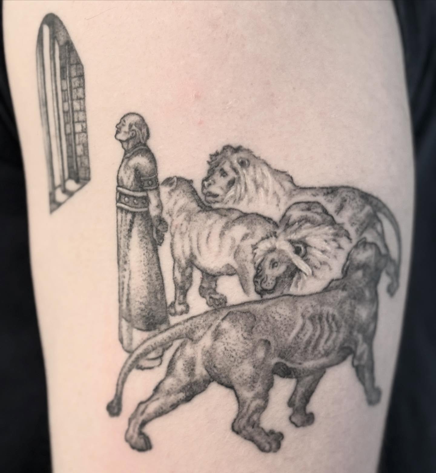 Leviathan Serpent Biblical Tattoo