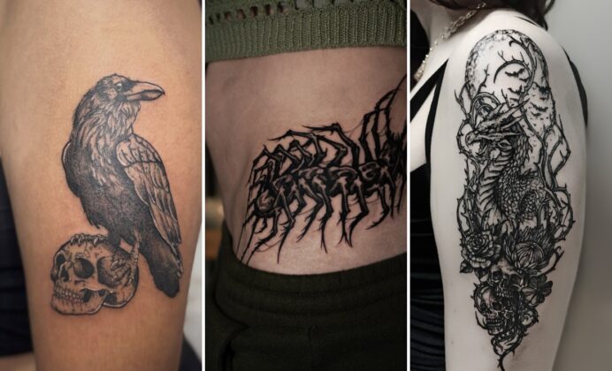 15+ Dark Feminine Tattoo Ideas Embracing Allure Shadow and Untamed Mystery