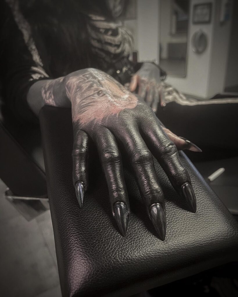 Inspirational Symbols Hand Tattoo