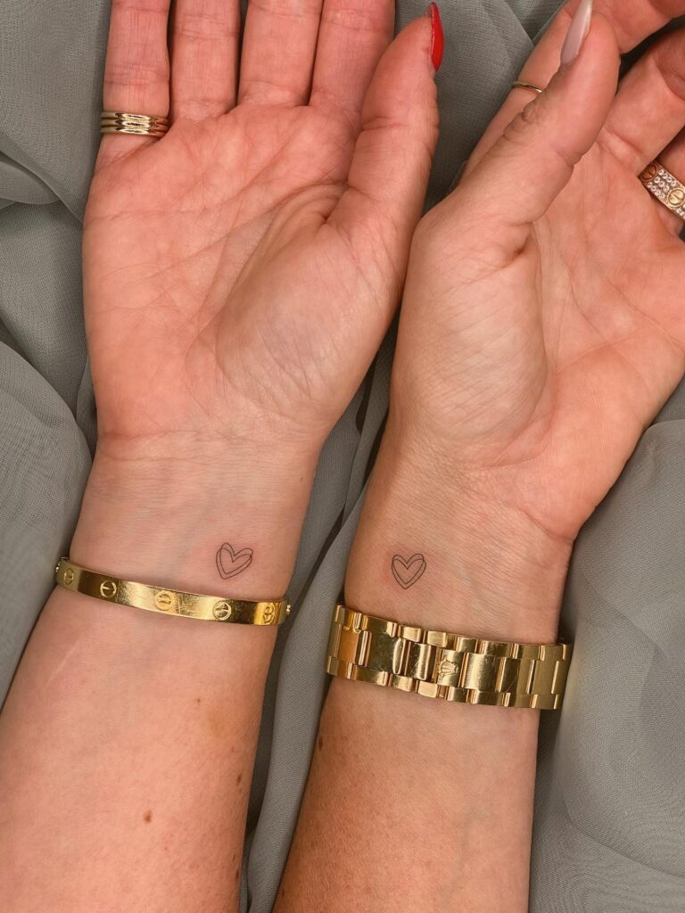 Delicate Inner Wrist Talisman tattoo