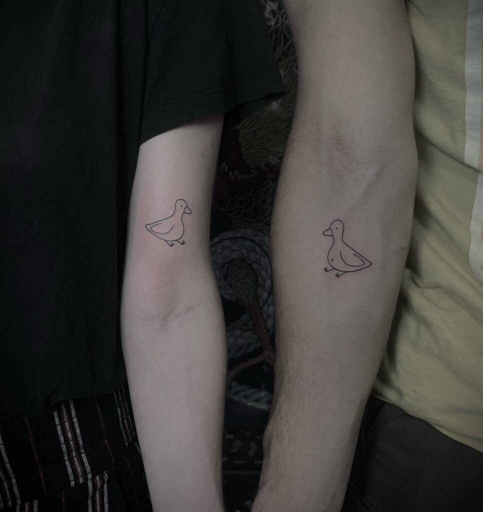 Delightful Ducks sisters tattoos tattoo