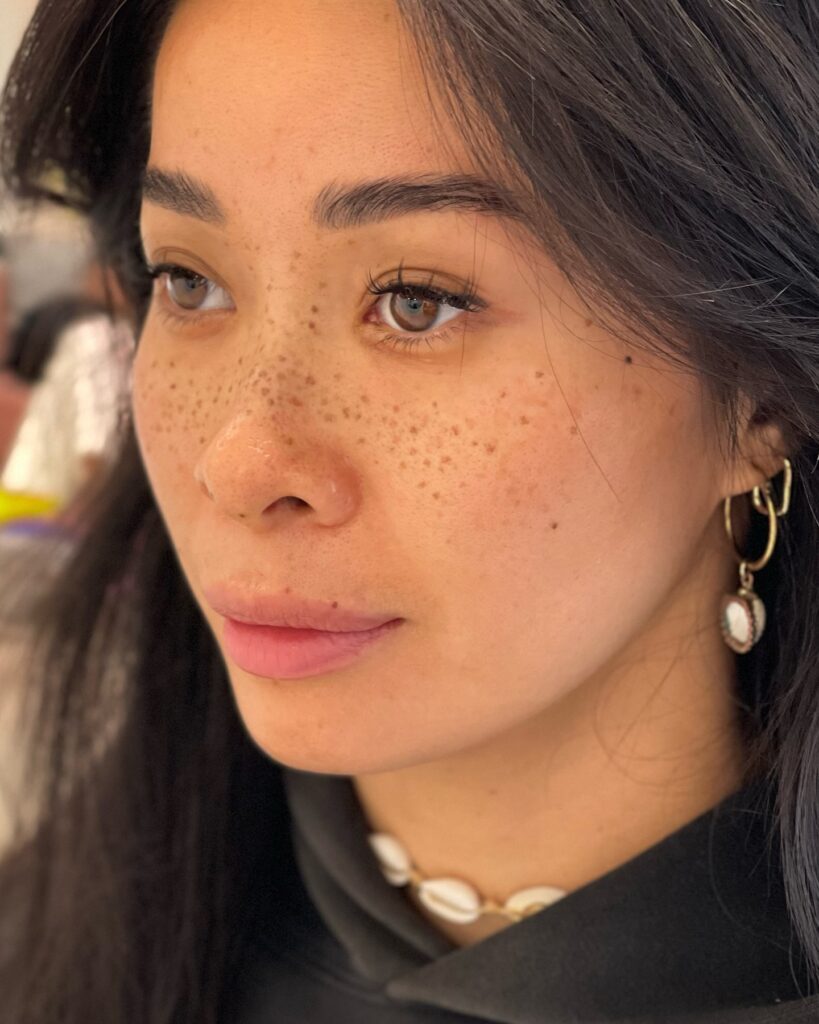 Rainbow Freckles Tattoo For A Playful Pop Of Color