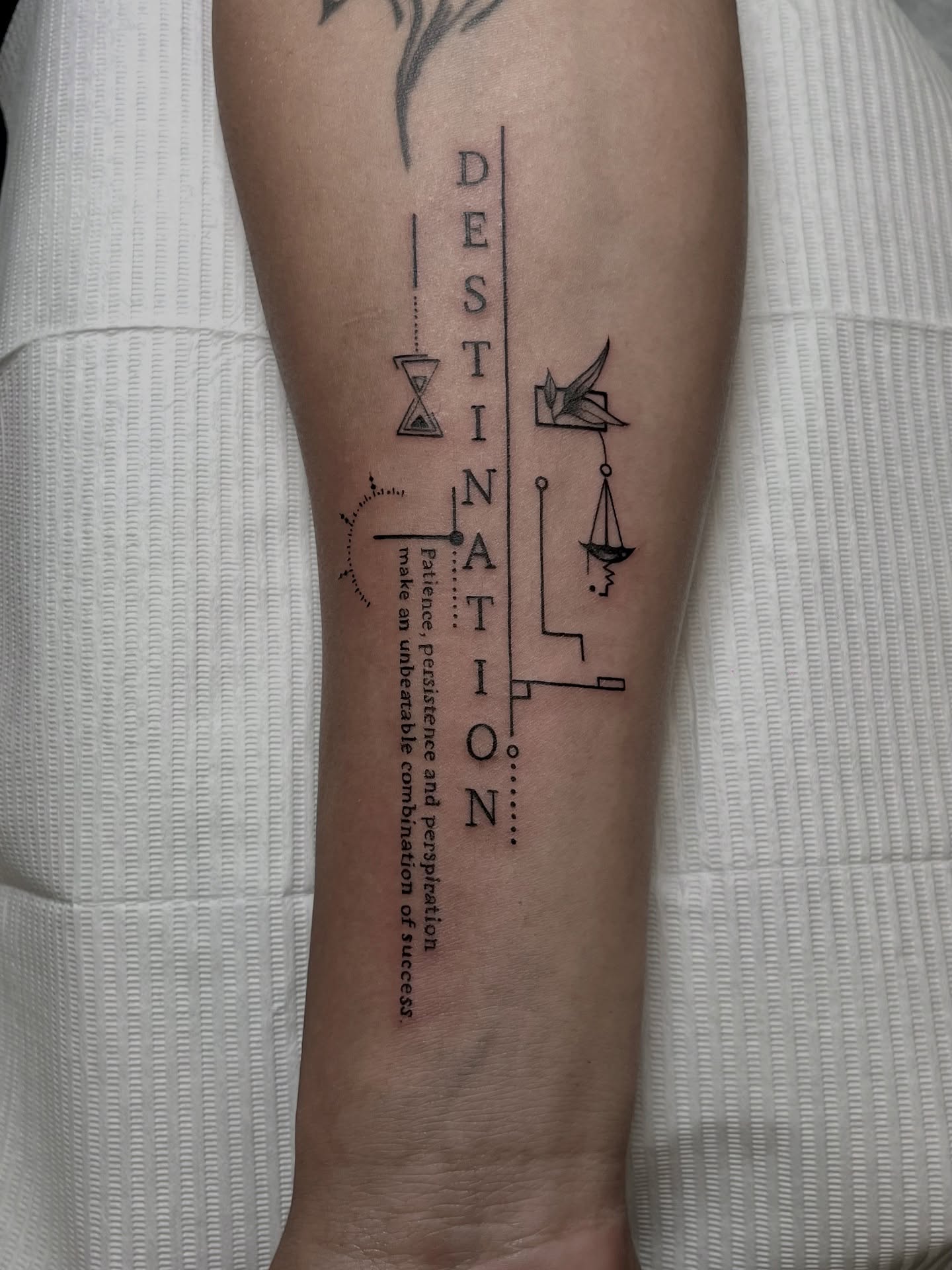 Destination Quote Forearm Tattoo forearm tattoos for men with meaning tattoo