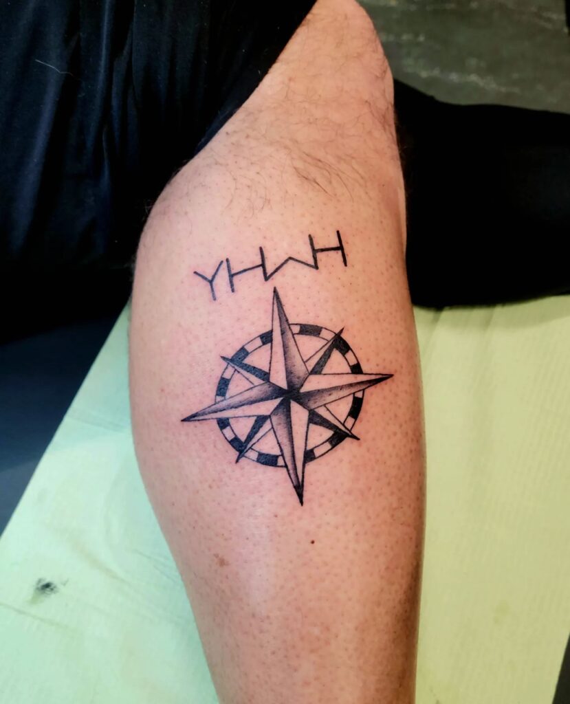 Bold YHWH Forearm Statement yhwh tattoos tattoo