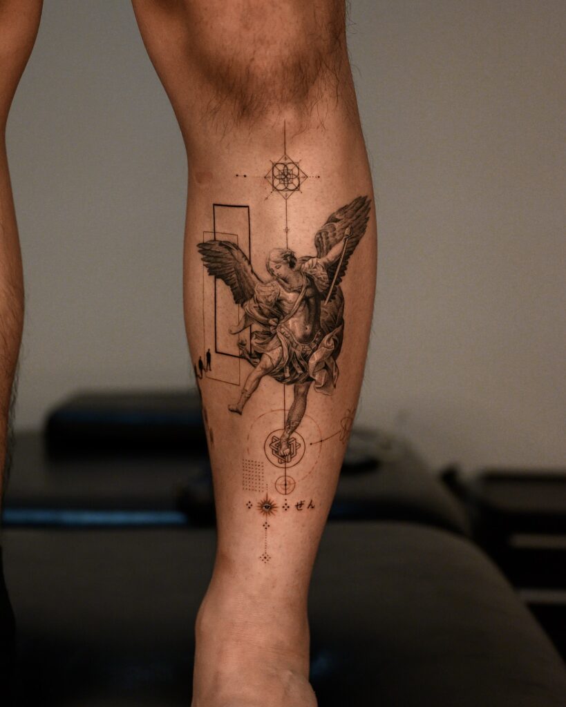 Divine Guardian Angel Tattoo angel tattoo ideas tattoo
