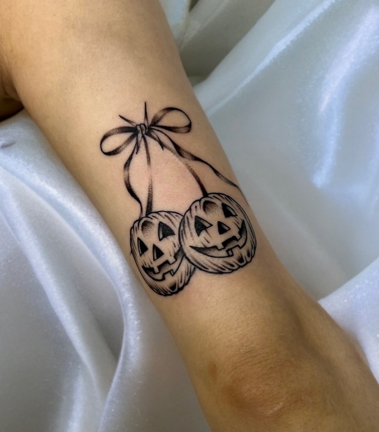 Pumpkin Snail Tattoo