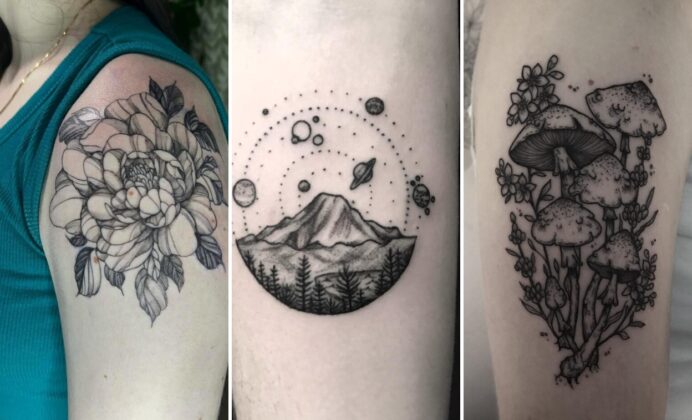 25+ Earthy Tattoo Ideas Grounded in Raw Natural Textures and Flora