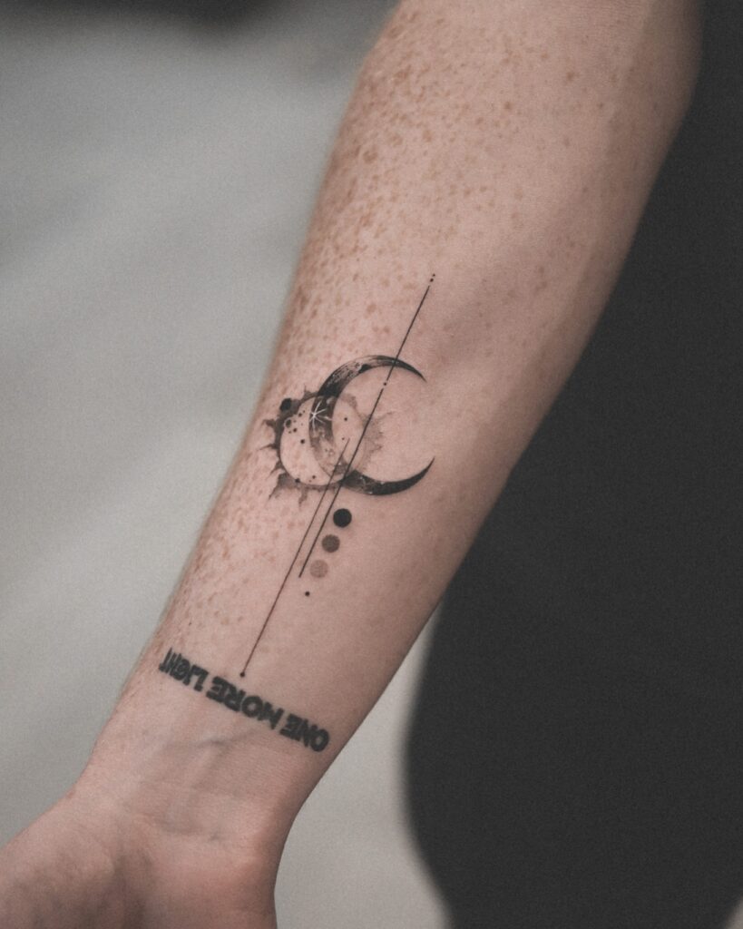 Eclipse Crescent Moon Tattoo moon tattoos tattoo
