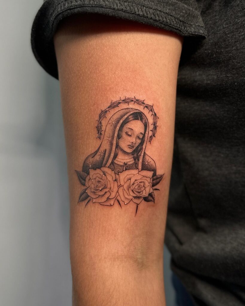 Heavenly Grace Virgin Mary Tattoo virgin mary tattoos tattoo