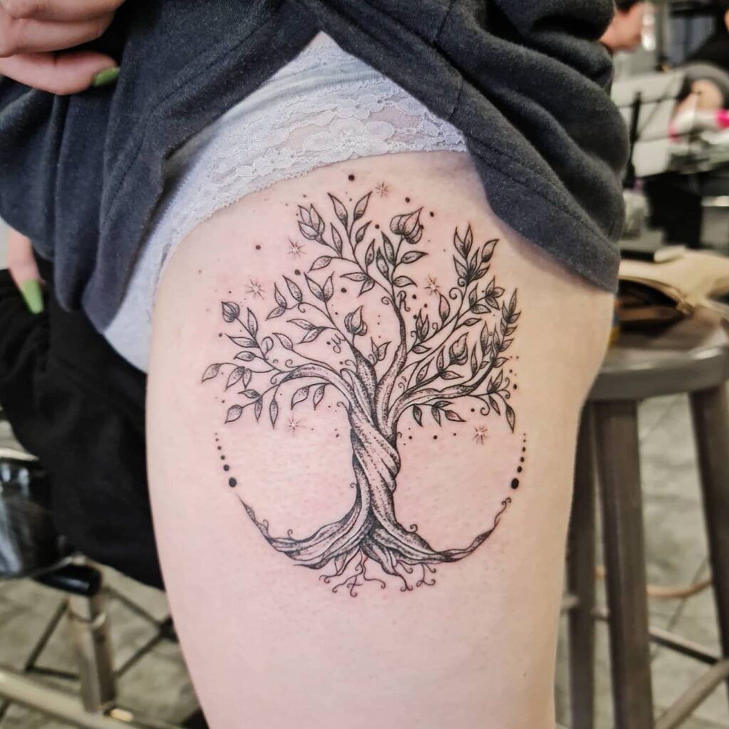 Enchanted Family Tree Tattoo family tree tattoos tattoo