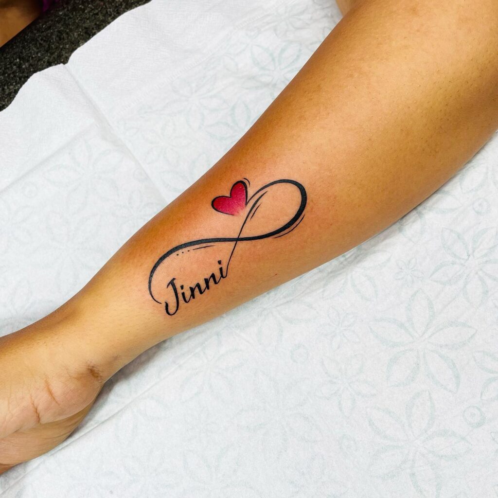 Endless Love Name Tattoo