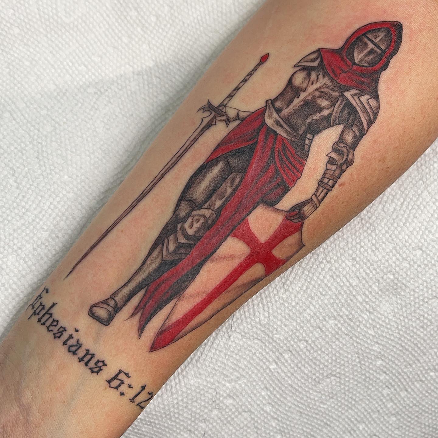 Blessed Are The Peacemakers Sword Tattoo
